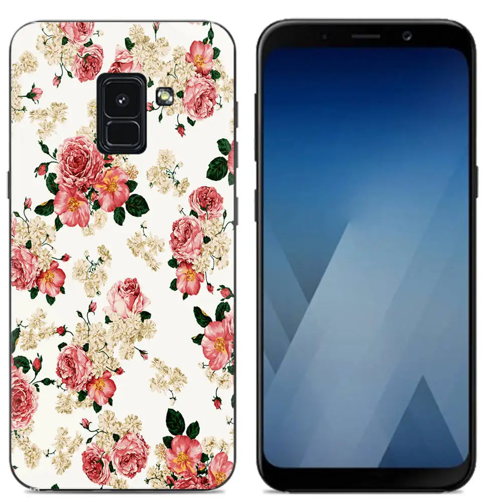 Мягкий чехол для телефона Samsung Galaxy A5 (2018)/ A8 (2018) 5 дюймов Высокое качество