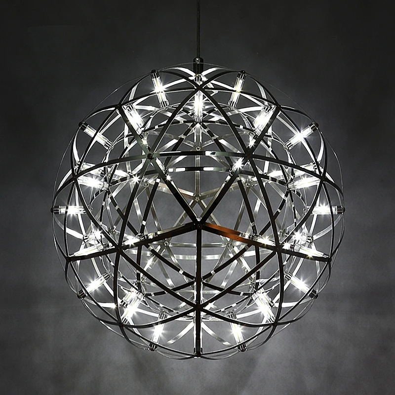 Подвесные светодиодные светильники DAR Spark Ball современные подвесные 90-260 в из