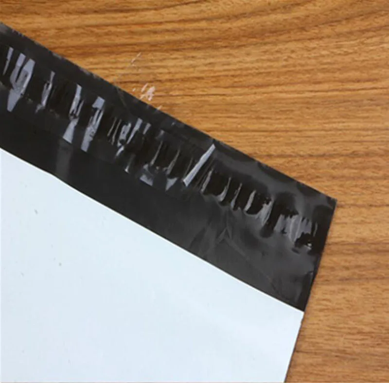 200 шт./лот розничная продажа белая курьерская упаковка самоклеящаяся печать