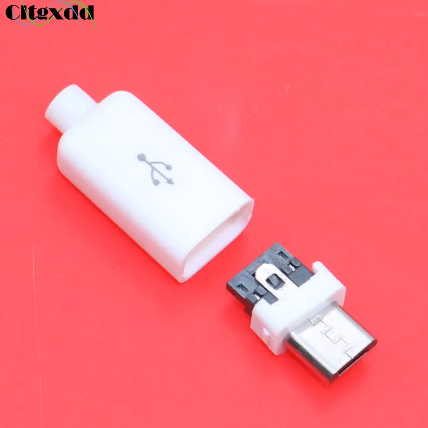 Cltgxdd 1 шт. 4 контактный разъем Micro USB для сварки типа папа 4P зарядки в комплект cova