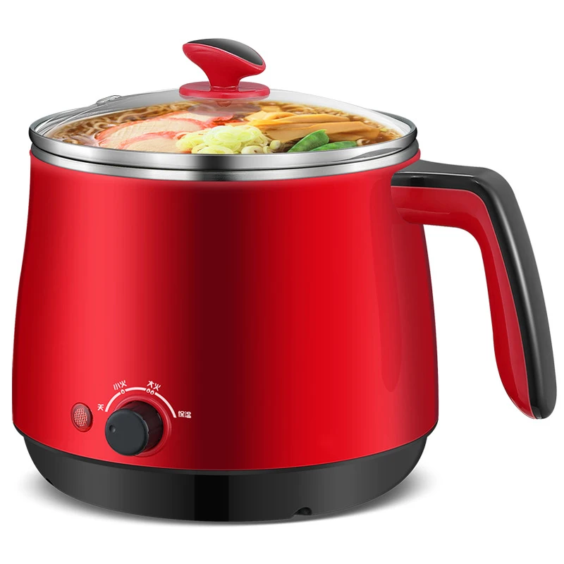 

220V Electric Multi Cooker 1.5L Two Stage Power Heat Preservable Kitchen Electric Cooking Pot For Home Office Dormitory Hot Pot