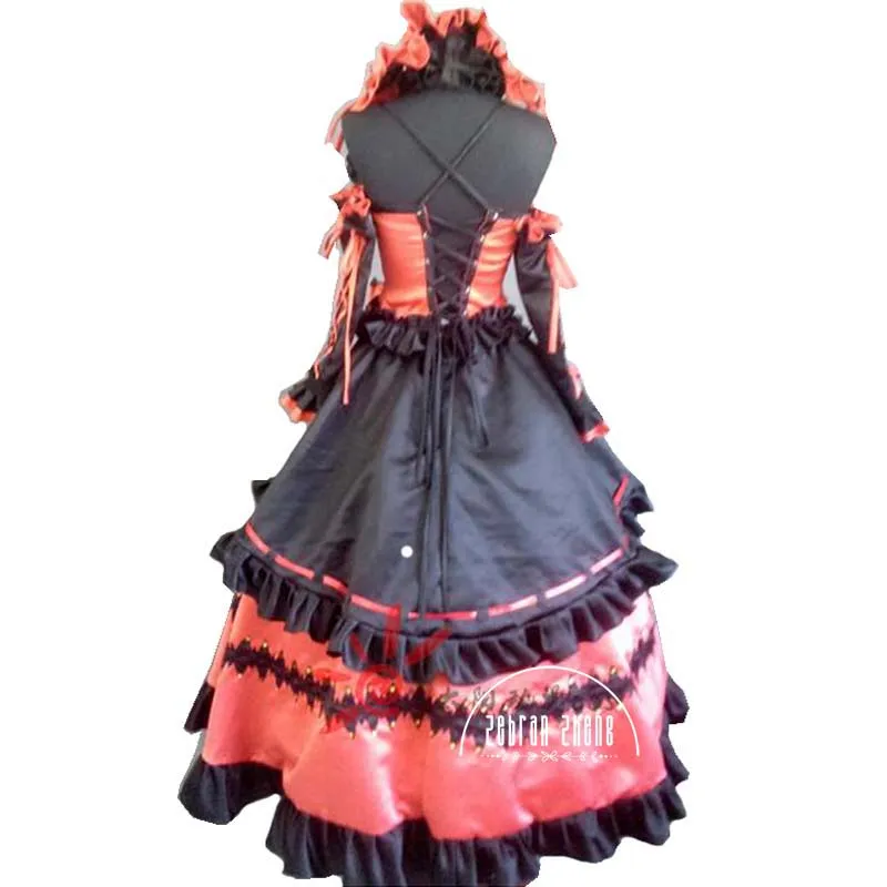 Новое поступление костюм для косплея токисаки Куруми длинное вечернее платье