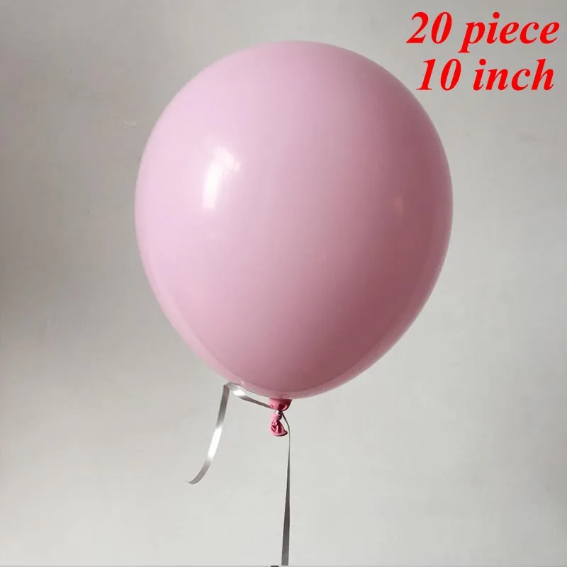 20 шт. 10 дюймов 2,3 г латекс воздушный шар 36 Макарон цвет свадебные украшения воздушные шары для дня рождения День Святого Валентина декоративный шар - Цвет: Macaron Pink 20pcs