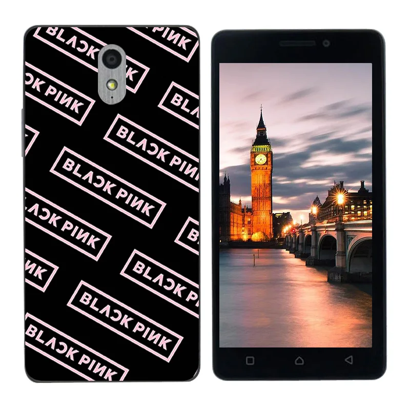 Для Lenovo Vibe P1 M силиконовый окрашенный высококачественный черный чехол из ТПУ с