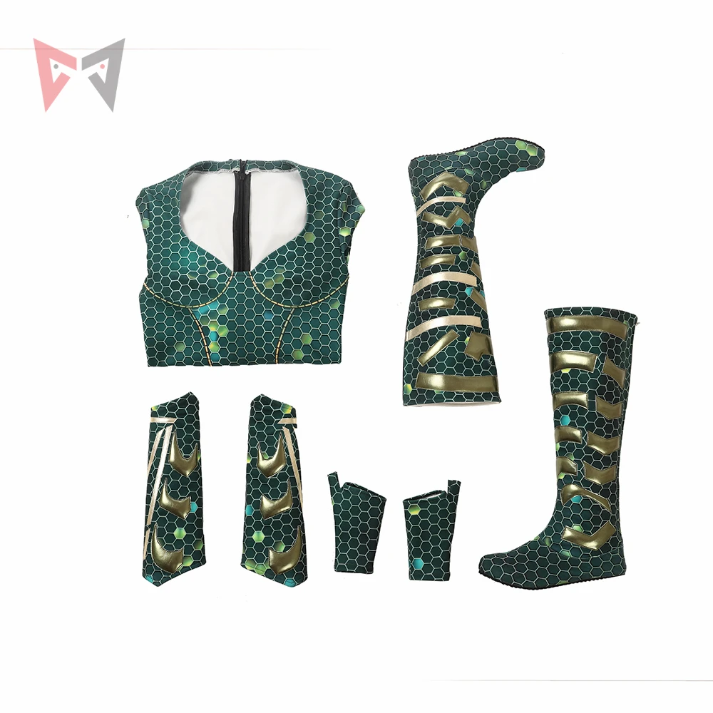 Новинка MMGG Movie Aquaman Cosplay Mera костюм для косплея Jumpsuits комплект высокое качество