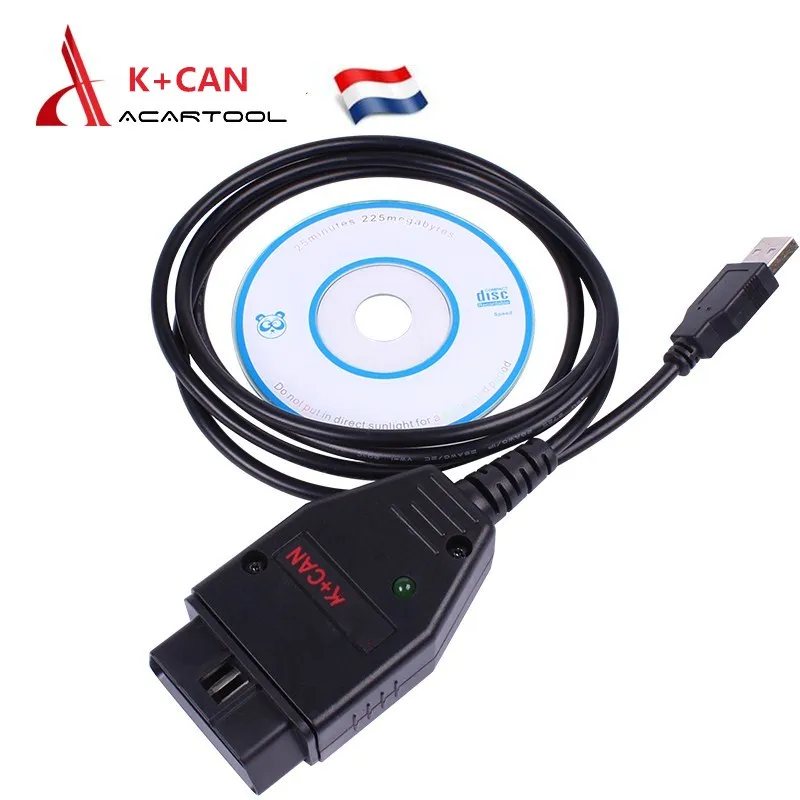 Для VAG K+ CAN Commander 1,4 FTDI FT232RL PIC187F258 чип OBD2 кабель сканера для Audi/V-W/Seat/Skoda OBDII Автомобильные диагностические кабели