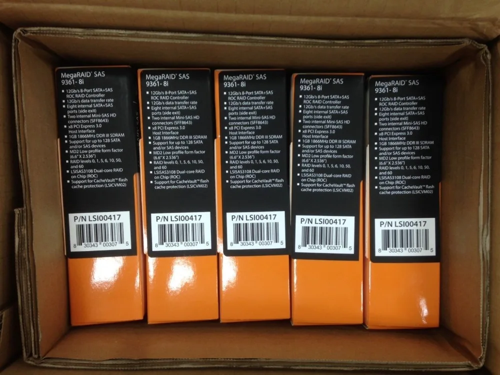 LSI MegaRAID SAS 9361-8i LSI00417 12Gb/s Retailpack | Мобильные телефоны и аксессуары