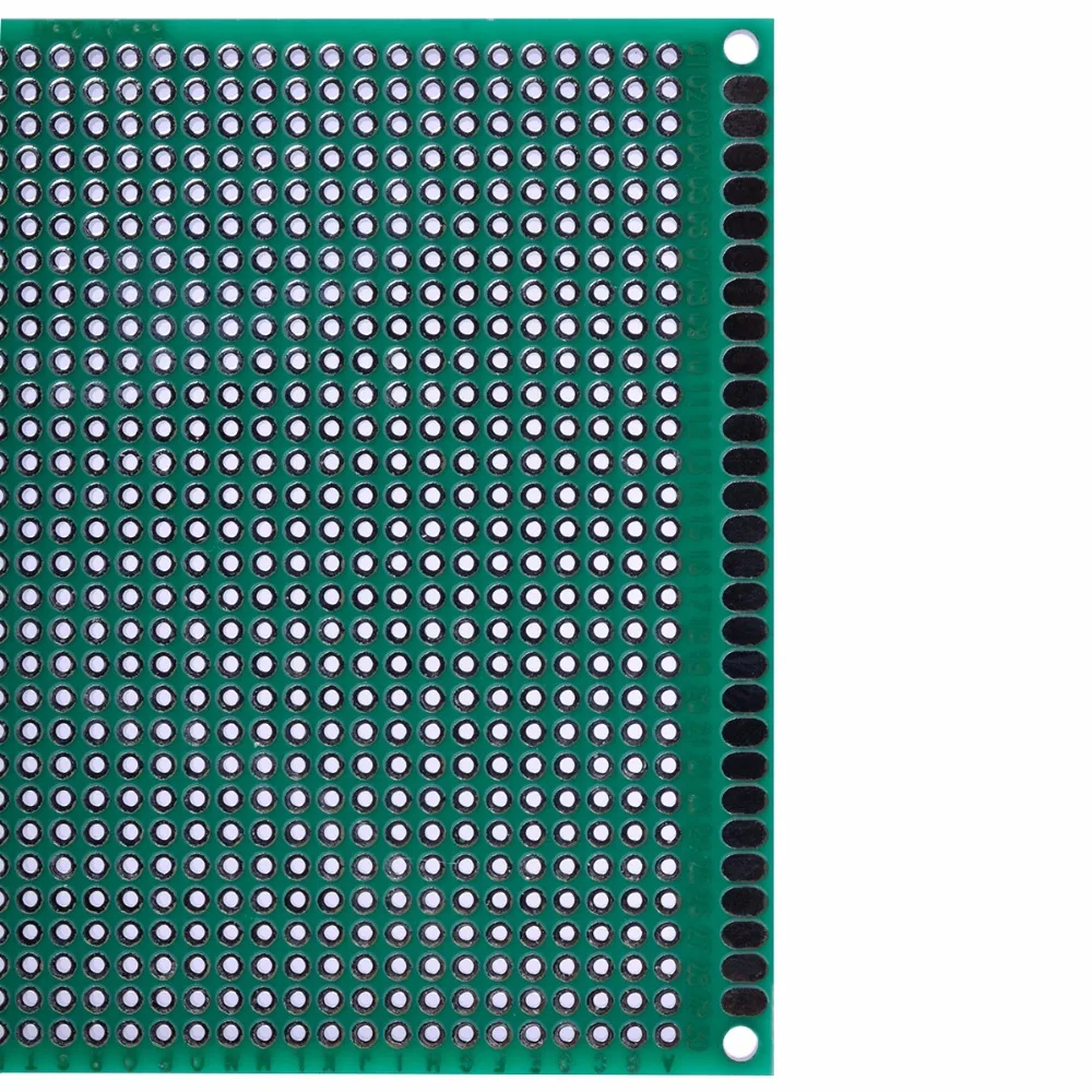 5 шт. 8*12 см Прототип Макет двухсторонняя универсальная печатная плата pcb для Arduino 1,5 мм 2,54 мм Стекловолокно# nbp002