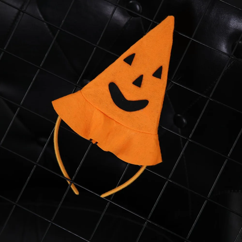 Обработка на заказ Хэллоуин Макияж смайлик тыква шляпа пряжка голову призрак