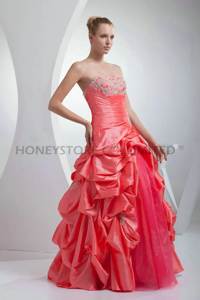 Cheap Prom Dresses Under Quinceanera Dress Corset Quince Built-In Bra Sleeveless Appliques A-Line Floor-Length Co 2015 Discount | Свадьбы и