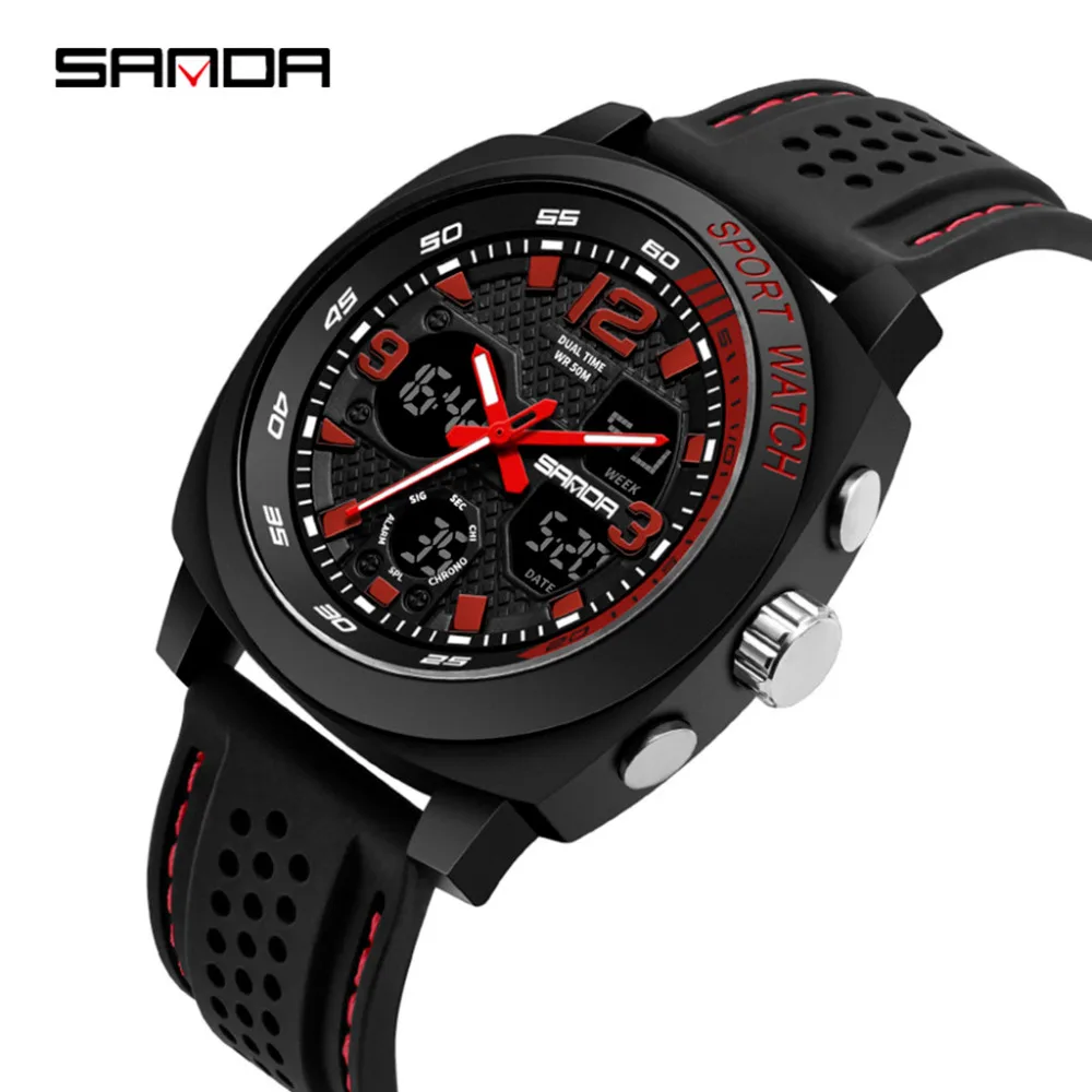 Мужские модные часы, роскошный бренд, reloj, новые часы, Hour relogio, Saat, часы, мужские часы, женские, montre homme, relogio, цифровые# F