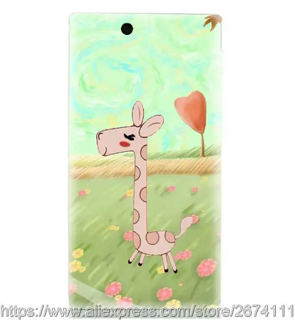 Кристалл пластиковый прозрачный сторона живопись Гибкая жесткий чехол для Sony XL39H