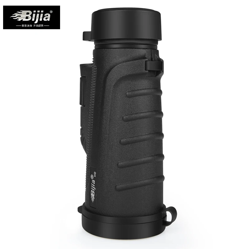 BIJIA 10x42 высокое качество одиночный фокус оптический объектив Монокуляр нескользящий Карманный телескоп Охота путешествия Зрительная труба