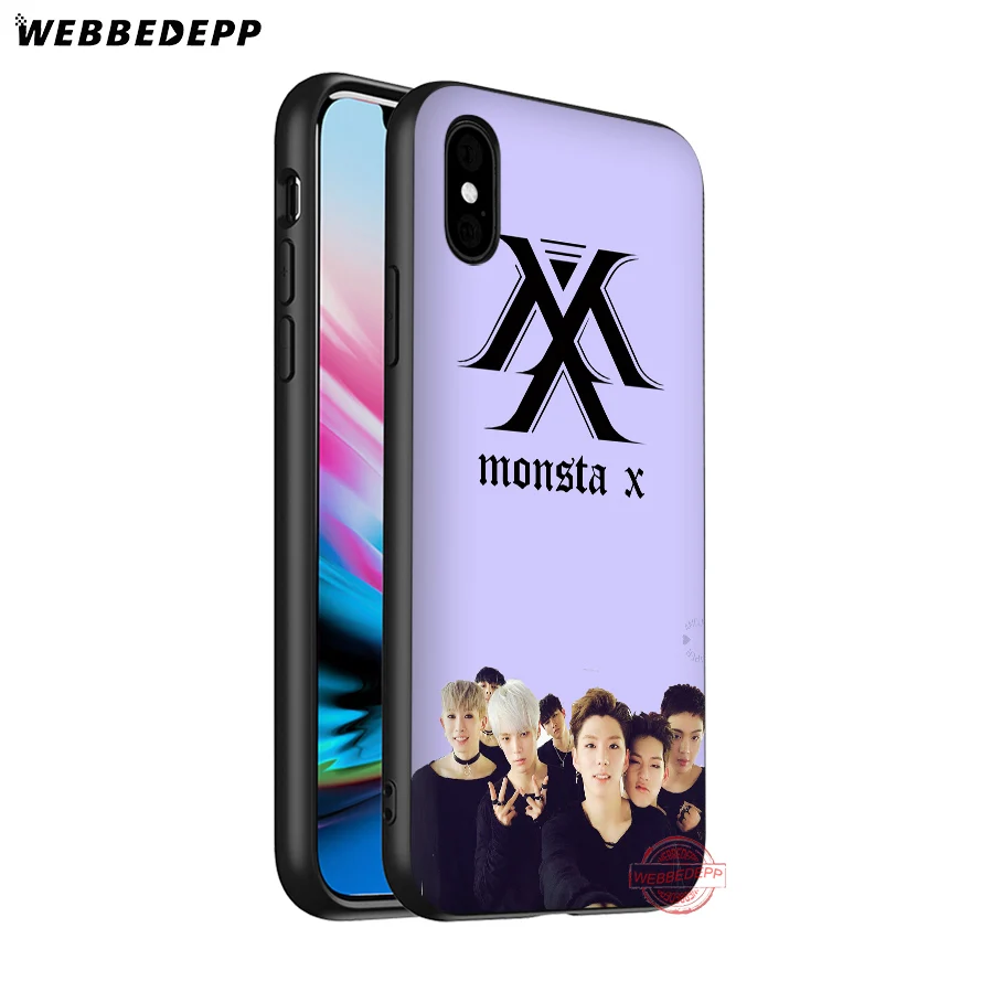 WEBBEDEPP Monsta X KPOP Boy Soft Silicone Case for iPhone 8 7 6S 6 Plus 11 Pro XS Max XR 5 5S SE Back Shell | Мобильные телефоны и