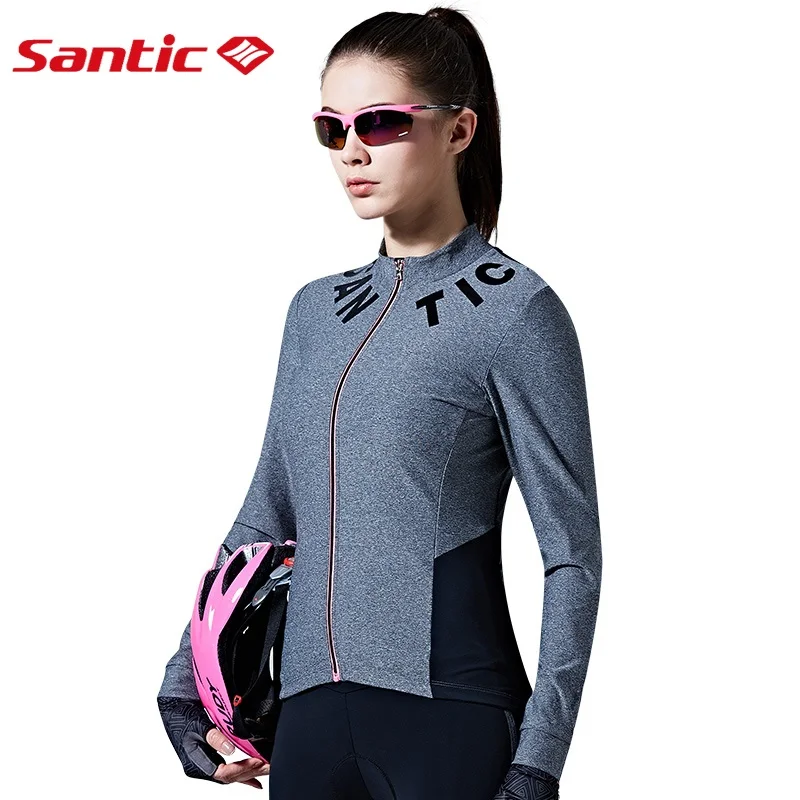 Santic, женские майки для велоспорта, с длинным рукавом, Pro Fit, SANTIC, N-FEEL, городской досуг, дорожный велосипед, для езды на велосипеде, рубашки, одежда для велоспорта, L7C01078 - Цвет: L7C01078