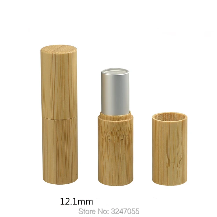 

20pcs/lot 4.5G Bamboo Empty Classic Lipstick Tube, DIY Elegant High-end Lip Balm Bottle, Cosmetic Lip Rouge Filler, Makeup Tool