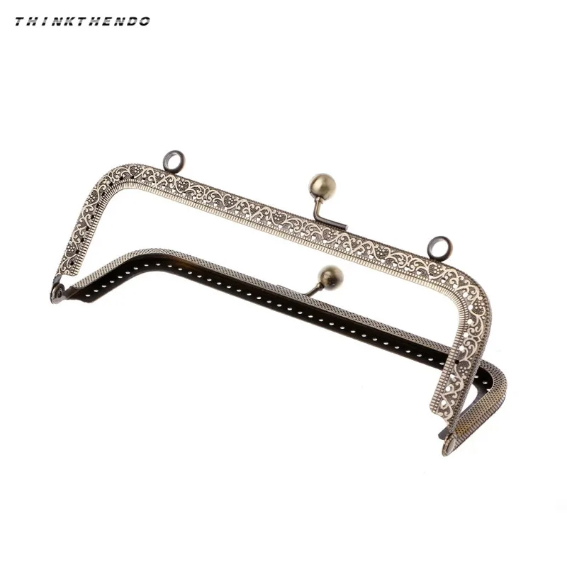 Высокое качество 1 шт. DIY Кошелек Сумочка ручка монеты сумки металлический