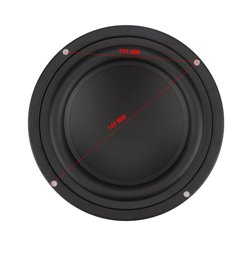 AIYIMA 5,25 дюймов сабвуфер Hifi Звук динамик сильный бас DIY аудио компьютерные колонки 4 8 Ом 40 Вт Громкий динамик для звуковой системы