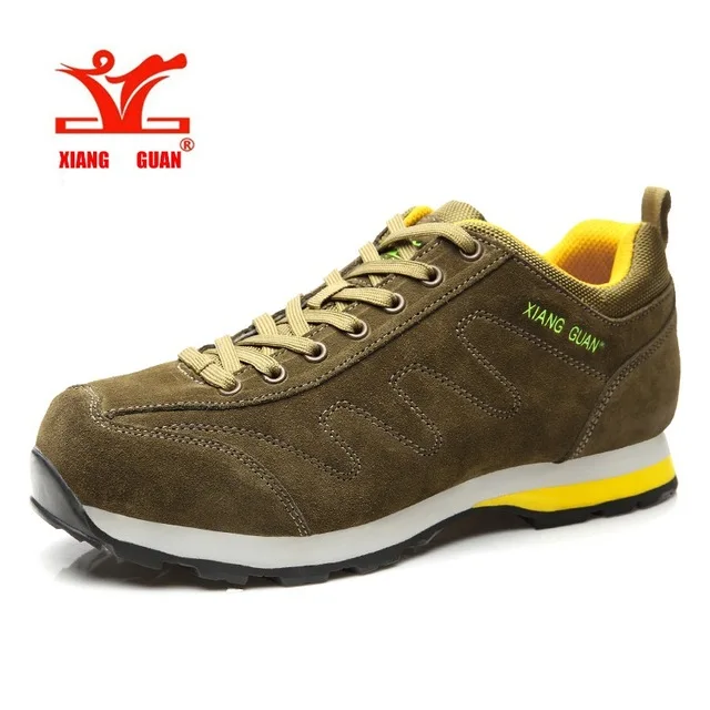 Кроссовки мужские из натуральной кожи износостойкие водостойкие|xiang guan|sneakers