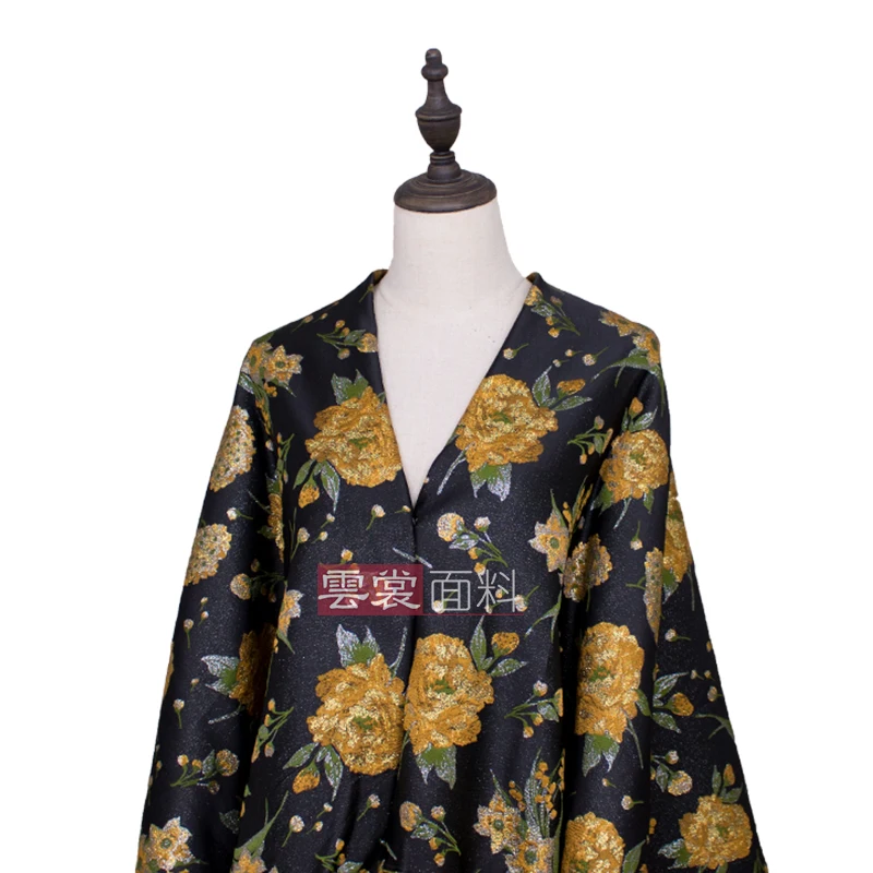 

152cm jacquard fabric suit cheongsam dress jacquard fabric material jacquard dress fabric wholesale cloth