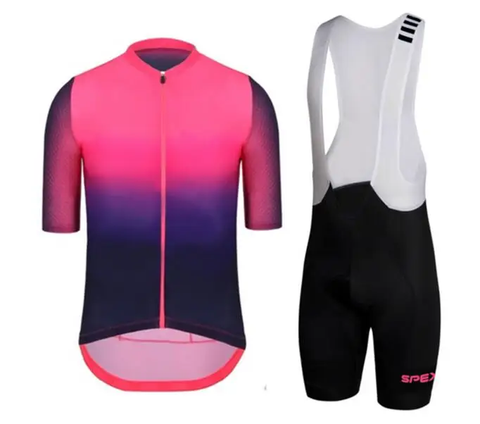 1 SPEXCEL colorburn pro team Аэро Велоспорт Джерси+ профессиональная команда нагрудник короткий комплект новая ткань крутая подходит для жаркого лета - Цвет: 1