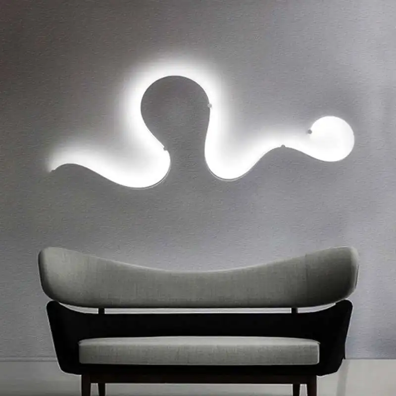 Современный минималистический акриловый RGB приложение светодиодный потолочный