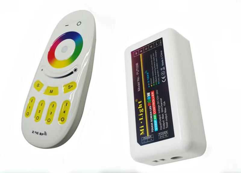 DC12v 2 4G RGBW mi светильник Беспроводной Wi Fi Радиочастотный пульт + 4 ГГц Беспроводная