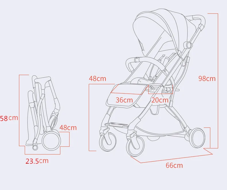 Европа нет налога Детская коляска Коляска детская Багги Самолет Легкий Портативный Путешествия коляска детская коляска коляски