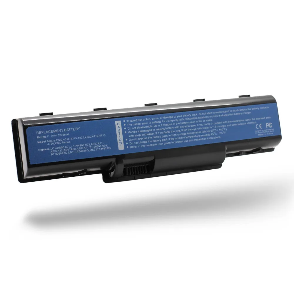 6 Cell 11 1 В 5200 мАч Ёмкость ноутбука Батарея Замена для ACER Aspire 4220 4230 4235 4240 4320 4330 4332 4336