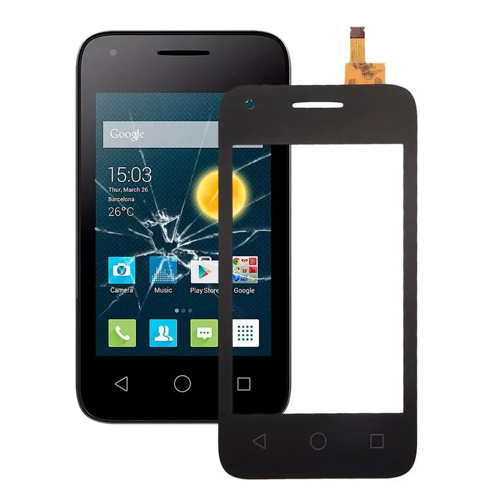 Сенсорная панель для Alcatel One Touch Pixi 3 5/4009 сенсорный экран дигитайзер объектив