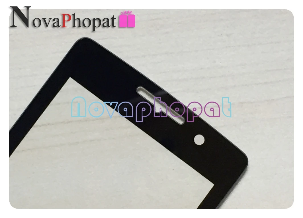 Novaphopat черный стеклянный экран для Philips Xenium X623 623 замена стеклянной панели