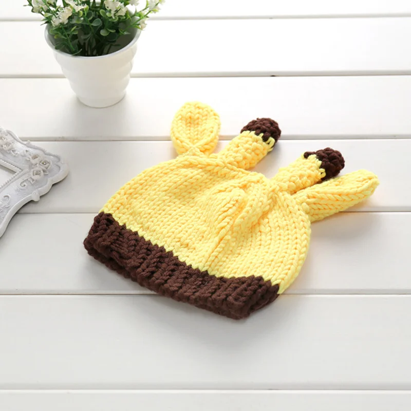 2 шт./компл. вязаные крючком костюмы для фотосъемки новорожденных младенцев с