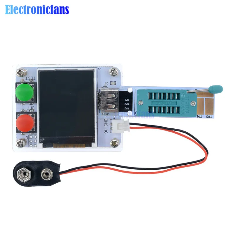 Тестер транзисторов с ЖК экраном 1 8 дюйма 128x160 ATmega328p ESR емкость диода триоды