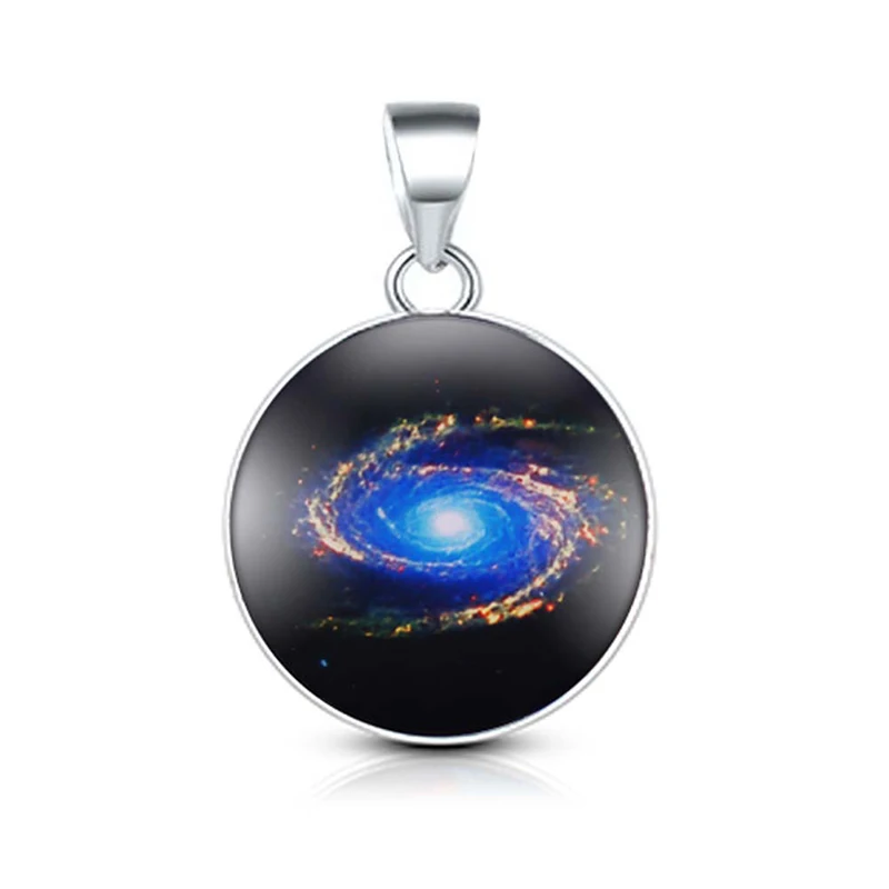 Ретро Подвеска звездное небо цинковый сплав Стеклянные Подвески автомобильный