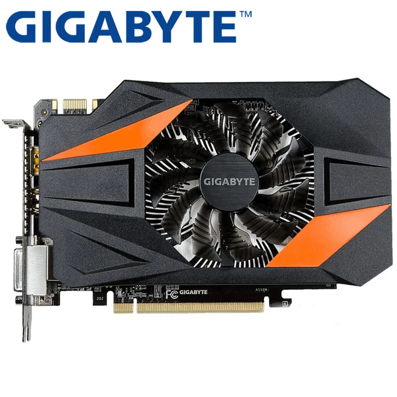 Видеокарта GIGABYTE GTX 950 2 Гб 750 бит GDDR5 видеокарты для nVIDIA VGA карты Geforce GTX950 б/у 1050 Ti