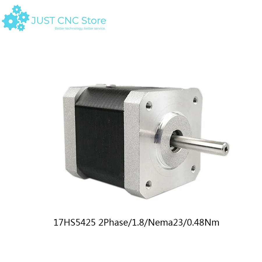 Nema 17 шаговый двигатель 17HS5425 70oz-in 48 мм 2.5A 300 двухфазный станок с ЧПУ 3D принтер |