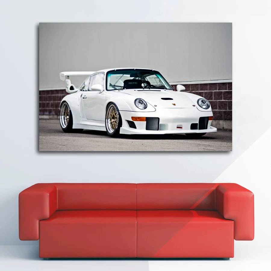 Порше 911 GT2 EVO1 экзотические супер автомобиль Wall Art постер Холст Искусство Печать