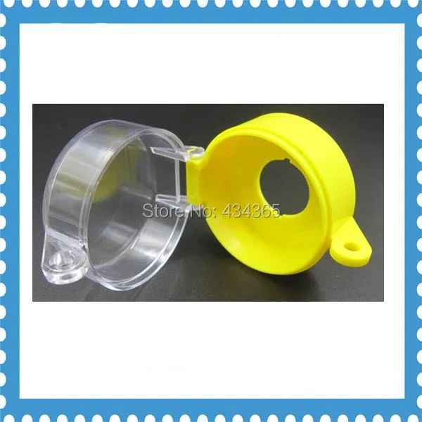 22mm Emergency Stop pushbutton protective cover 55x36.2mm plastic button dust padlock protector safety | Обустройство дома