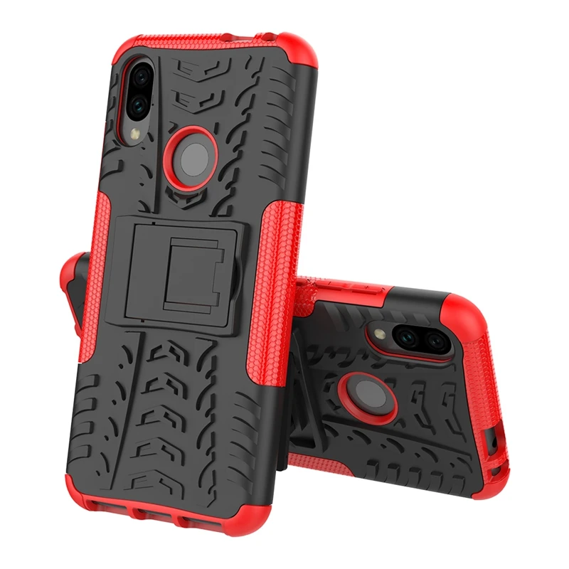 Hybrid Armor Case For Xiaomi Redmi 7 Silicon Rugged Xiomi Go Note Pro Cover |