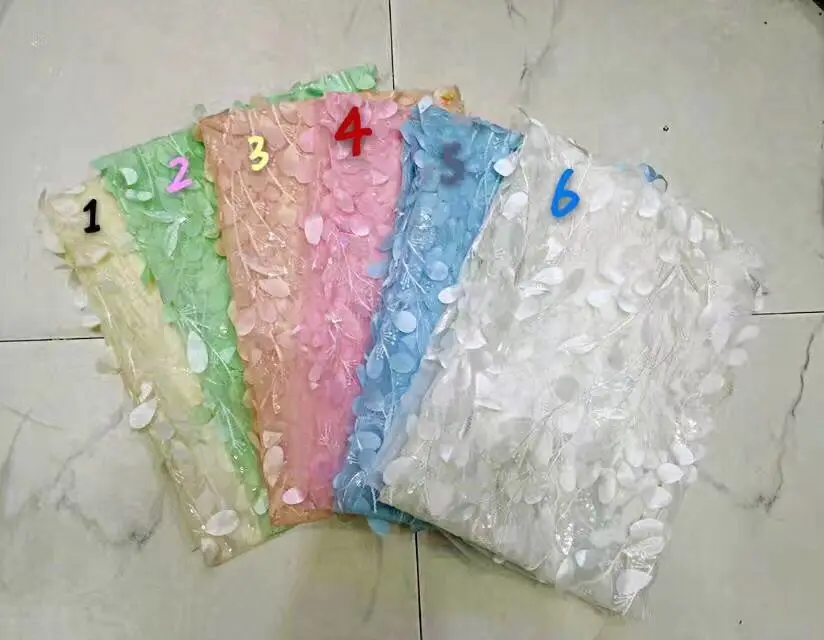

2016 Latest African French Lace Fabric High Quality African Tulle Lace With Stones +Beads Fabric For Evening Dress Sky Blue