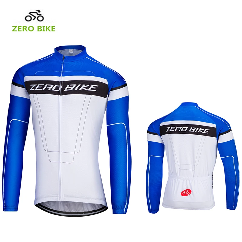 

ZEROBIKE Hot Spring & Autumn Men's Long Sleeve Cycling Jersey Quick Dry Breathable Bicycle Clothing M-XXL