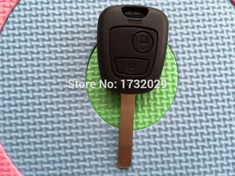 1 шт. новый запасной ключ для Peugeot 107 207 206 307 2 кнопки дистанционный Корпус чехол с VA2