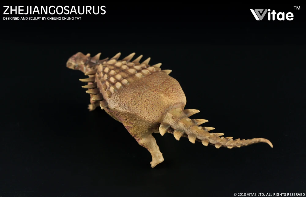 Vitae динозавр Юрского периода модель животного Zhejiangosaurus lishuiensis ankylosaurus 1:35