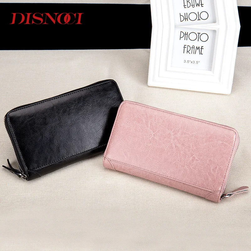 Кошелек DISNOCI из коровьей спилковой кожи для мужчин и женщин кредитница с
