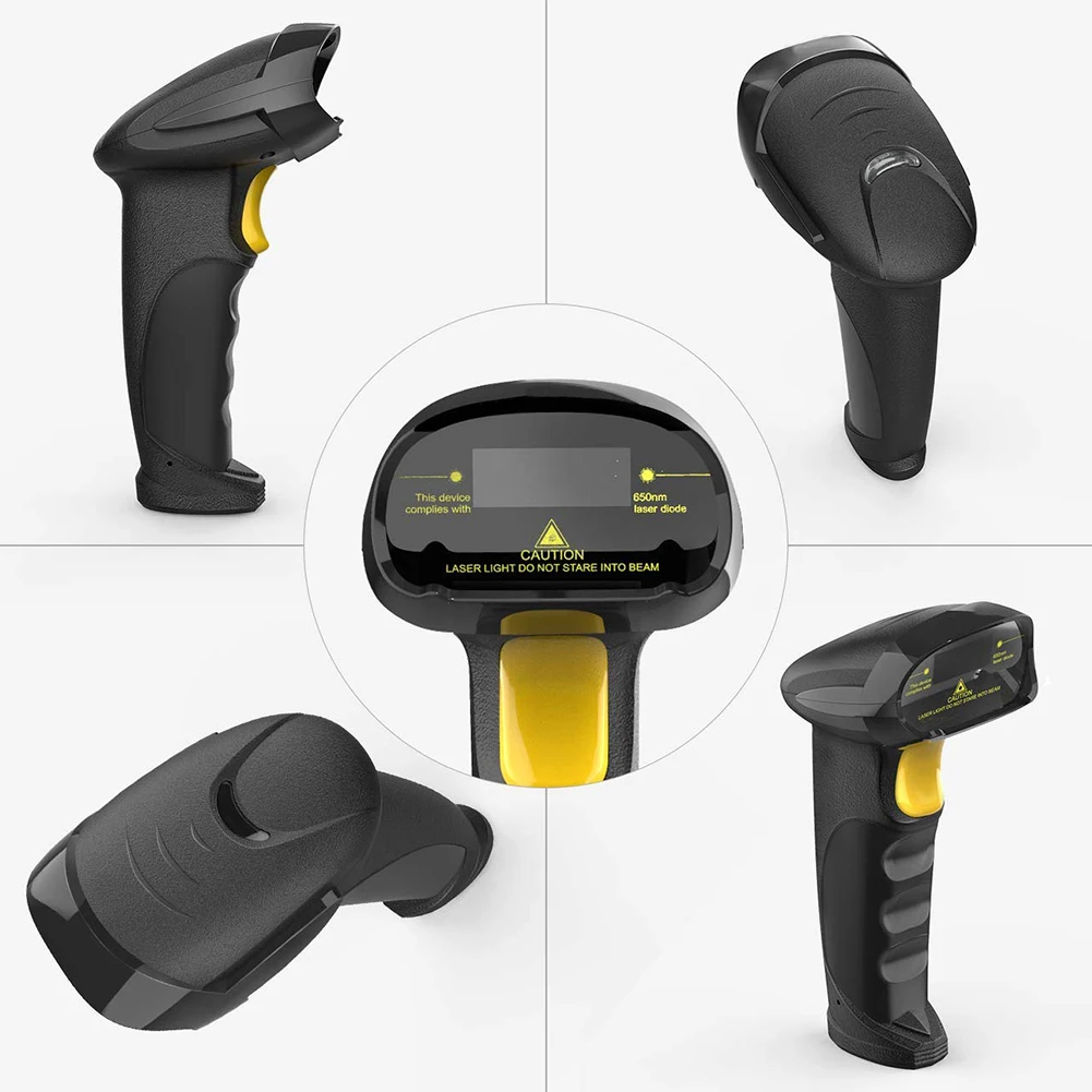 Сканирование 32Bit Long Range черный Plug And Play usb-штрих-код сканер для супермаркета