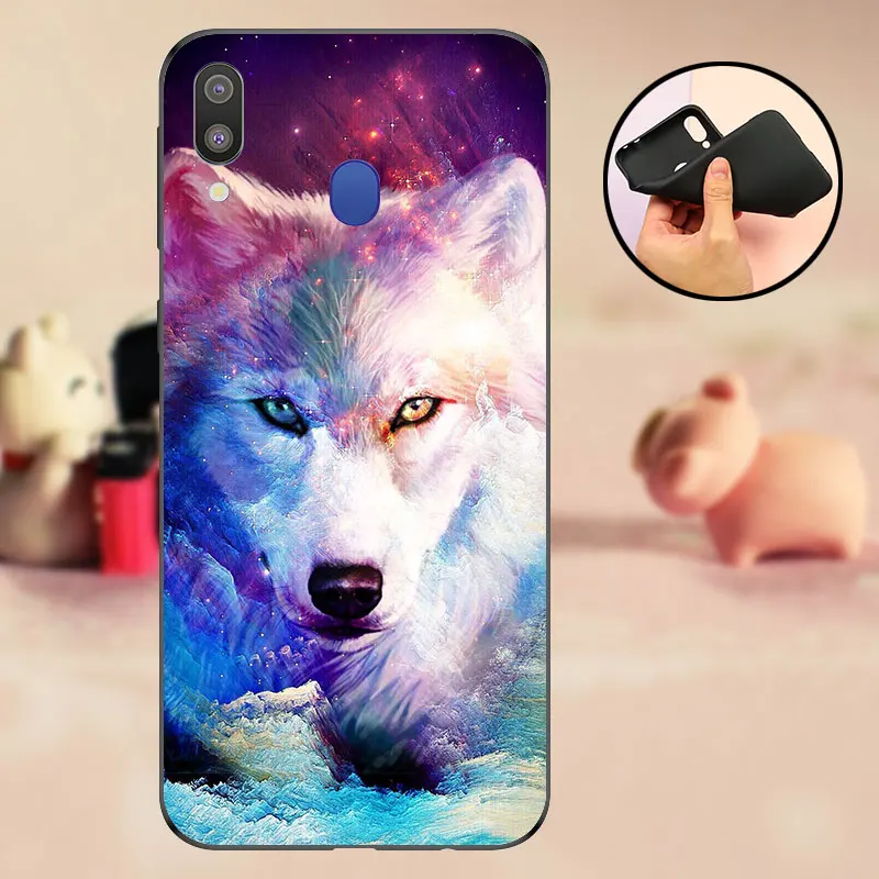 Черный Защитный чехол для samsung A30, задняя крышка из силикона и ТПУ A305F A 30 A30S, цветной чехол-бампер
