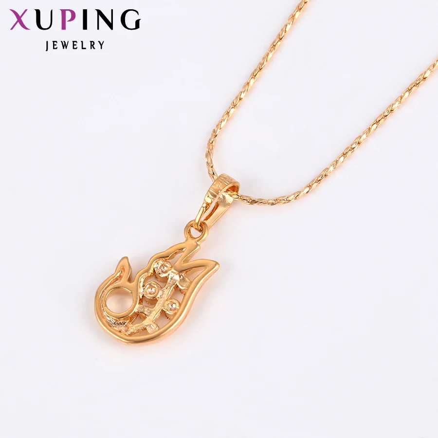 Xuping кулон специальный дизайн золотой цвет пластины красивые и модные украшения для женщин Подарки S2.4-30877