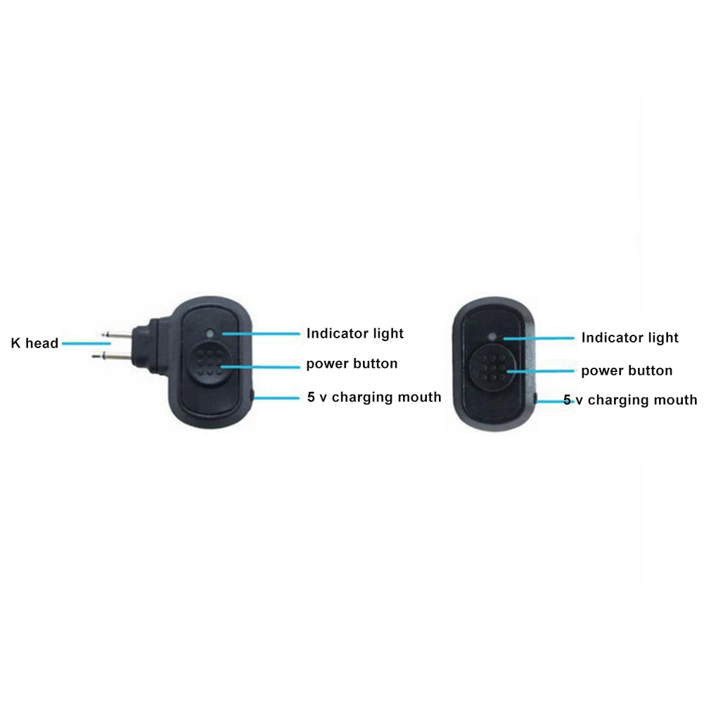 3 в 1 Bluetooth беспроводная гарнитура адаптер для наушников для Kenwood Walkie-Talkie Высокое качество