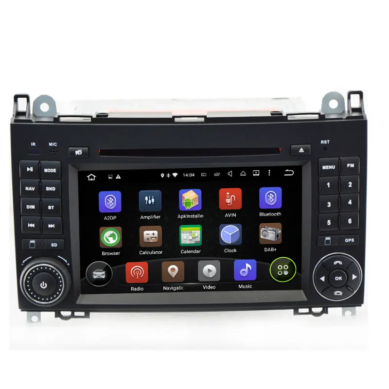 Система Android 9 0 автомобильный DVD-плеер для Mercedes/Benz/Sprinter/W209/W169/B200/A-class/W169/B-class/W245/B170 с