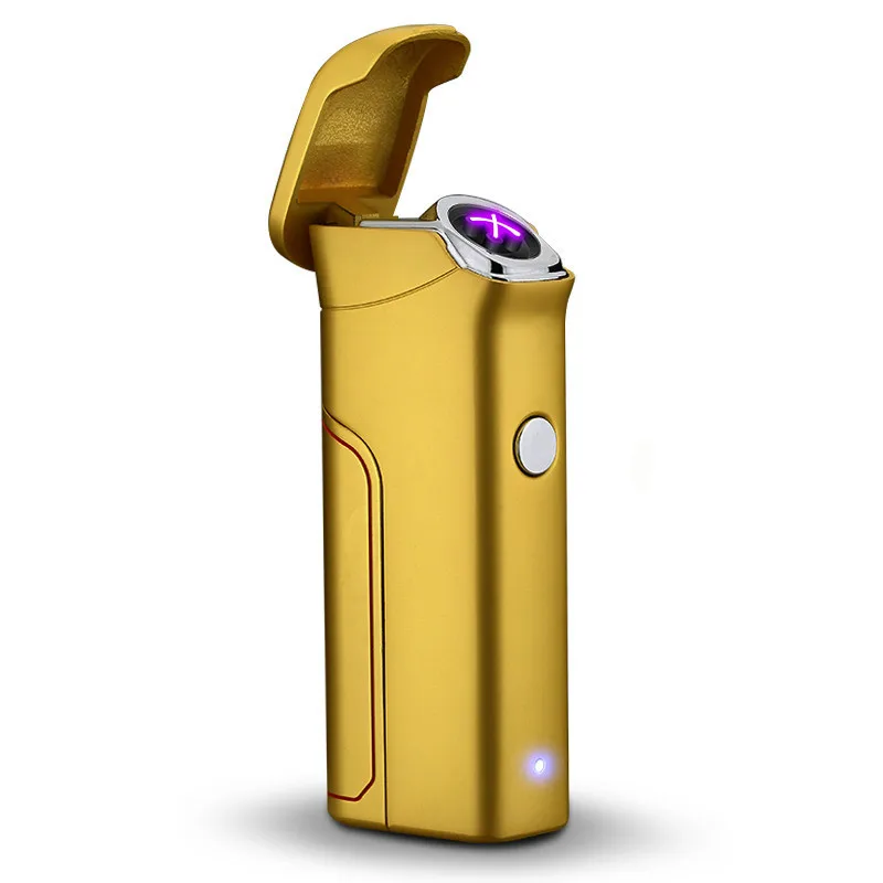 Новейшая usb-зажигалка для зарядки ветрозащитная Электронная зажигалка сигарет